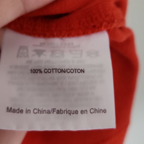 TORY BURCH | Lennox Terry Cloth Polo In Poppy Red Sz L - Picture 8 of 8